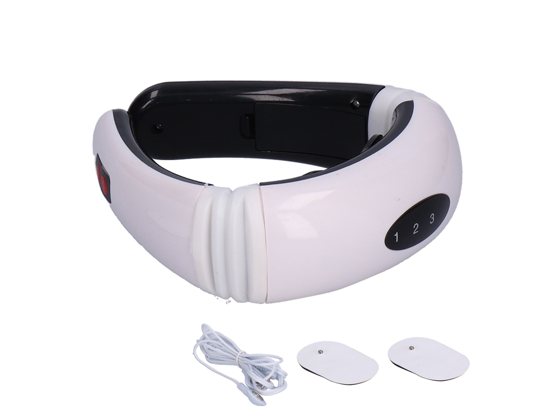 Masajeador De Cuello Con Impulsos Eléctricos, 6 Modos, Temporizador Automático Para Alivio Del Dolor