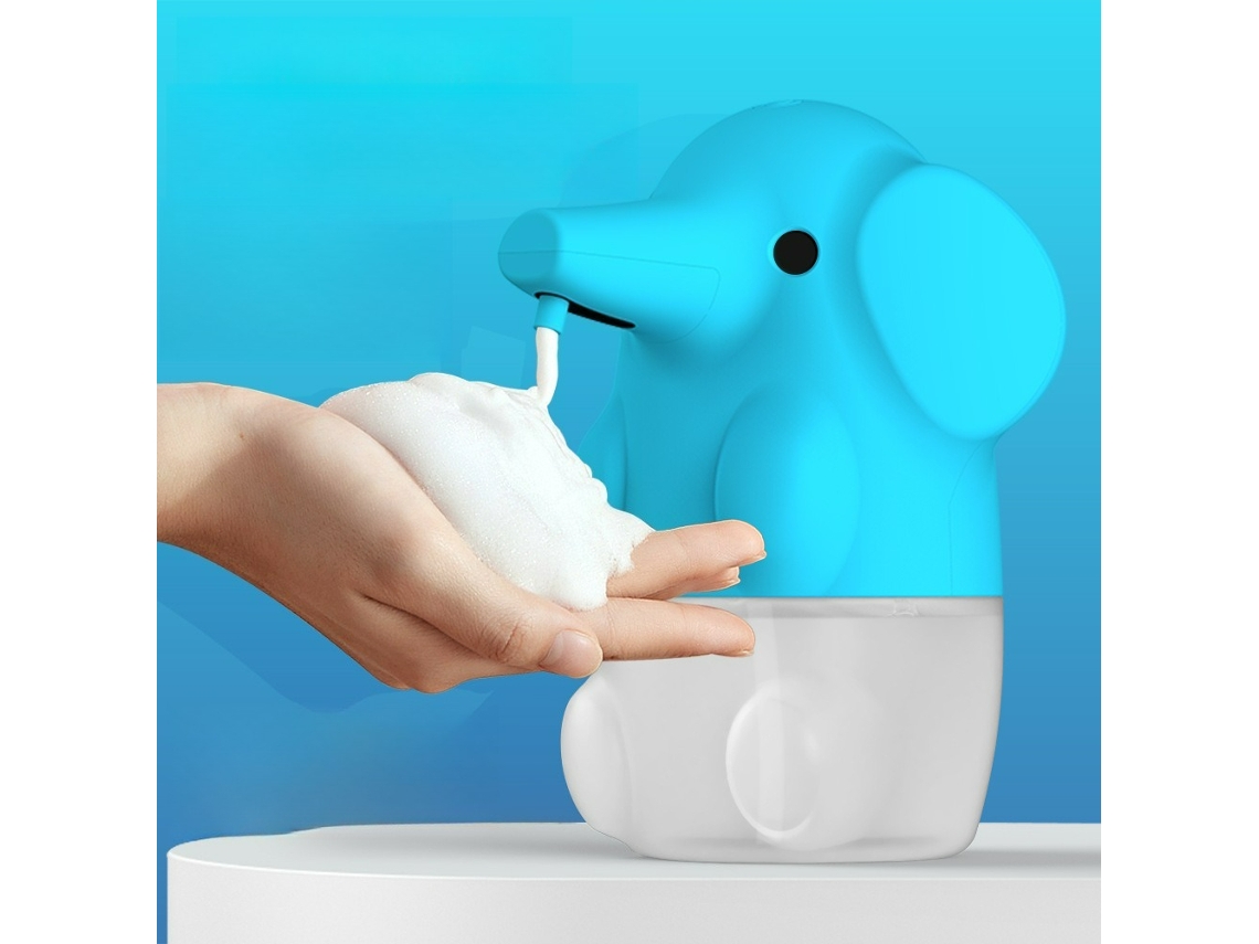 Dispensador Automático De Desinfectante De Manos En Espuma (azul Cielo), Dispensador De Líquido Lavavajillas Recargable