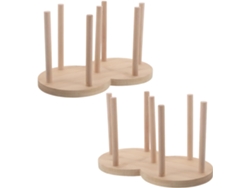 Vidrio, Pp, 2 Soportes De Vidrio Para Pesas Para Frascos De Fermentación. Accesorio Para Fermentación.