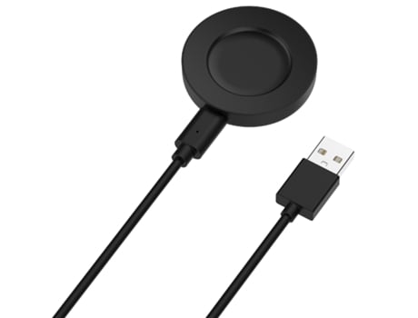 Cargador inalámbrico magnético para Xiaomi Watch S1 M2108W1 con cable de carga de 1 m (negro)
