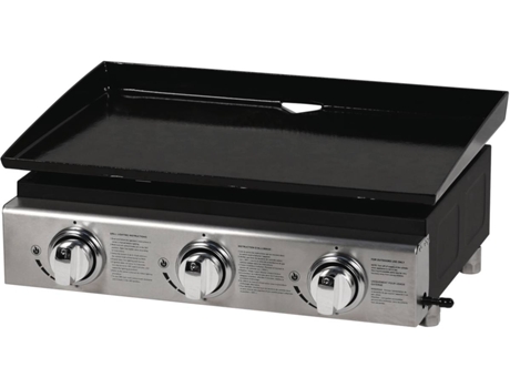 Plancha "Presto 3" - 3 quemadores - 9.7kW - Gris