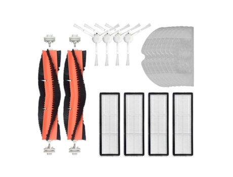 Juego de 18 piezas para Dreame Bot L10 Pro, kit de piezas de aspiradora robótica, filtros de Cepillo Lateral principal, trapo de fregona