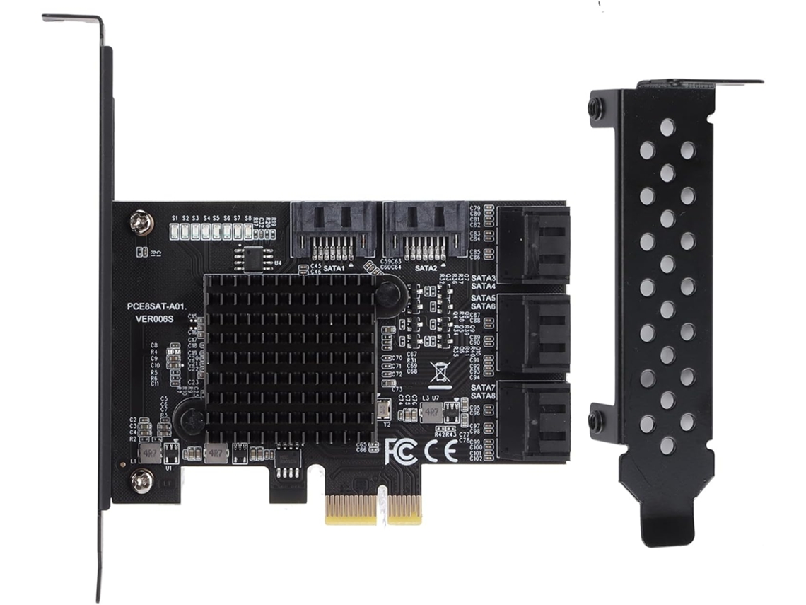 Pce8sata01 Controlador De Tarjeta De Expansión Pcie Integrada De Alta Velocidad 7/8 //