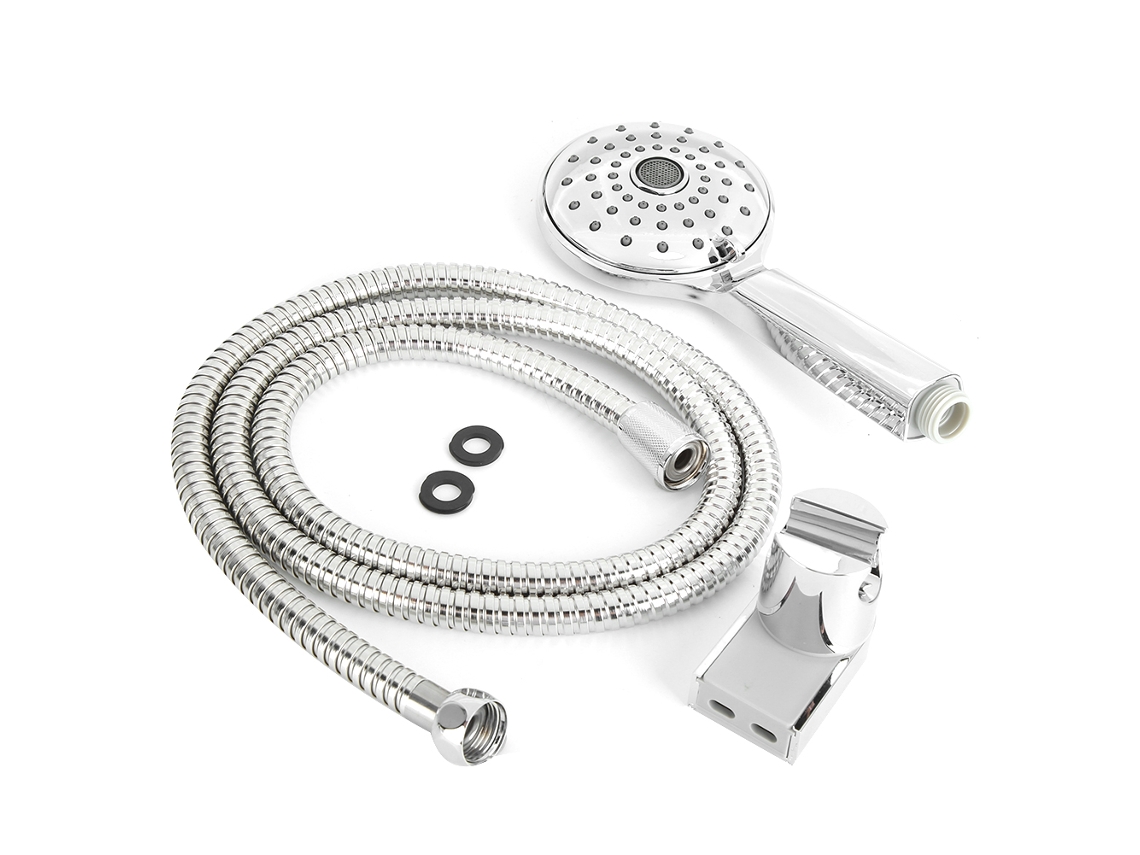 Juego de ducha de mano con manguera y soporte Accesorios de baño