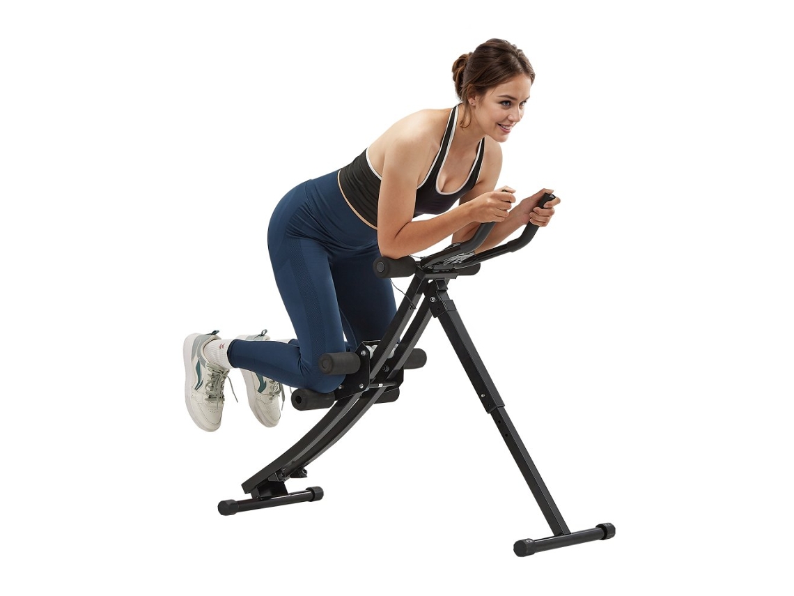 Set de aparatos abdominales reforzados y regulables para entrenamiento intensivo hasta 200 kg Tekmaquinas