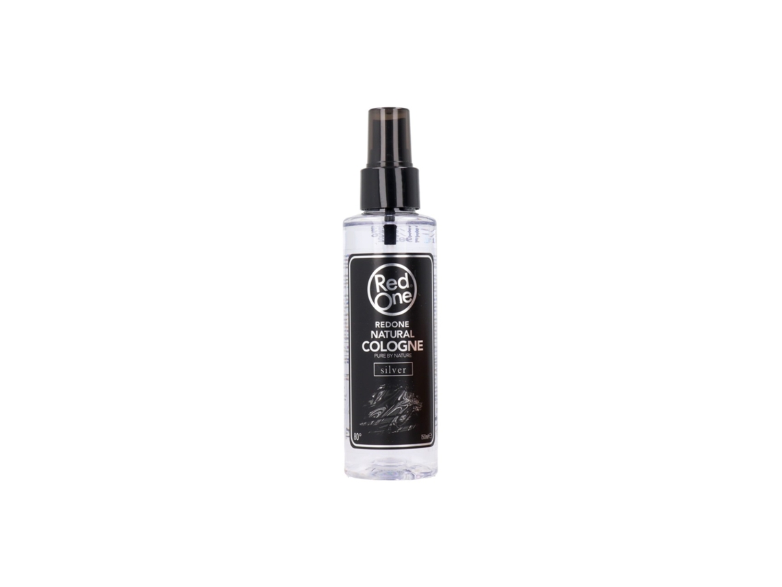 Colonia en spray plateada 150 ml roja