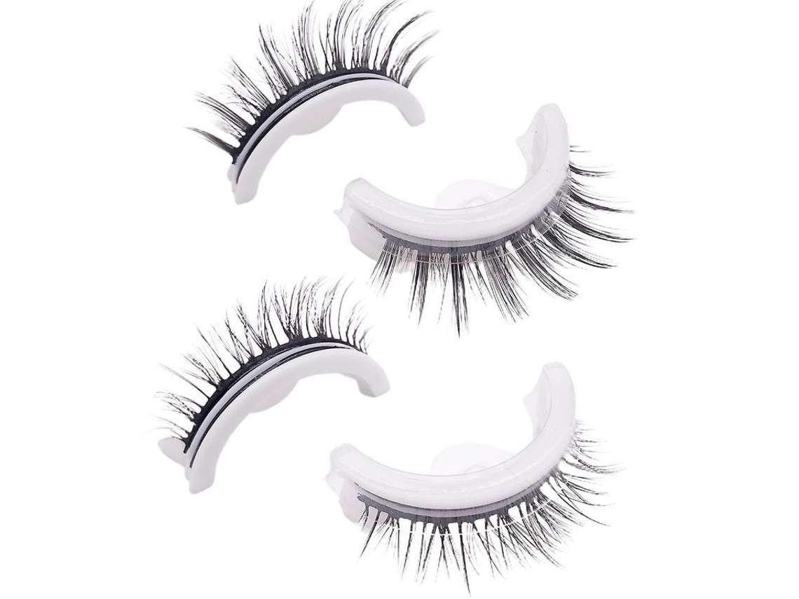 Pestañas Postizas Autoadhesivas Reutilizables, Sin Pegamento, Lavables, Resistentes Al Agua Y De Aspecto Natural.