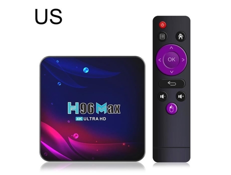 HURRISE Tv Box H96 V11 Hd Multimedia Eua Plug