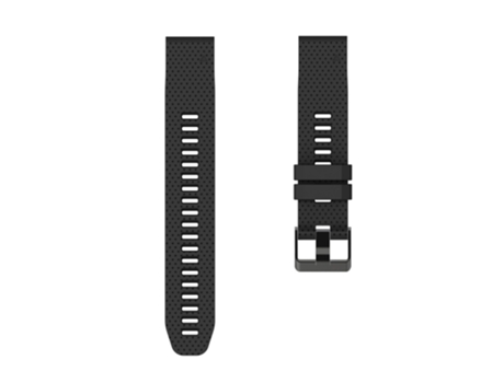 Correa de Silicona para Garmin Fenix 6S - negro
