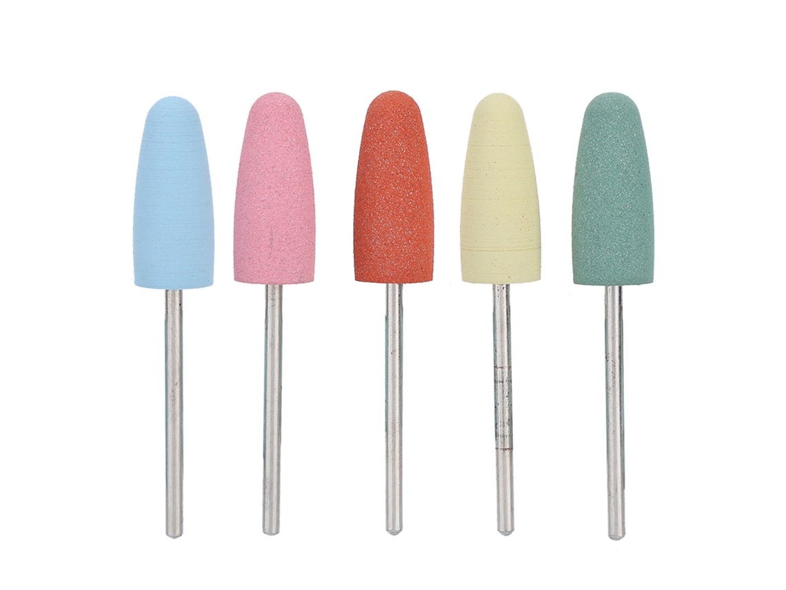 Juego De 5 Brocas De Goma Dremel Para Manicura Y Pedicura, Accesorio Para Pulir Uñas 171