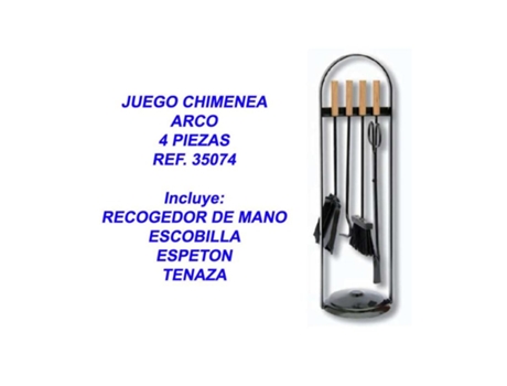 Juego chimenea modelo arco 4 piezas 35074
