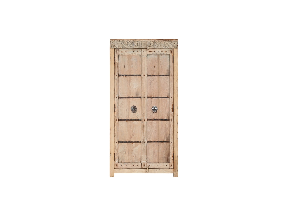 Armario Teca Puertas Antiguas Natural 87x42x188cm