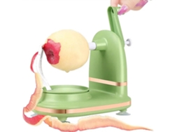 Pelador Manual De Frutas (verde Menta): El Kit Incluye Un Cortador De Frutas Y Una Cuchilla De Repuesto Para Manzanas Y Peras.