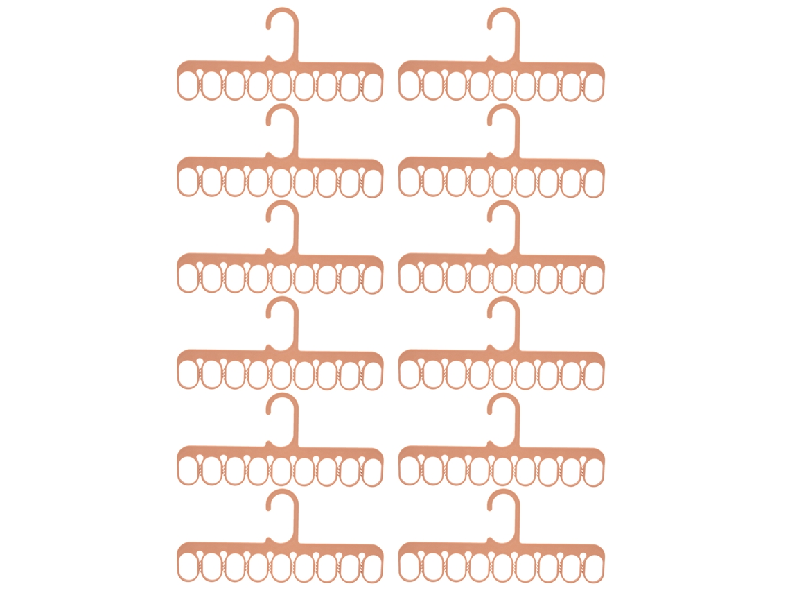 MEOIRUERY 12pcs Perchas para Calcetines 9 Agujeros Multifuncionales Duraderas Ahorro de Espacio en Dormitorio o Habitación