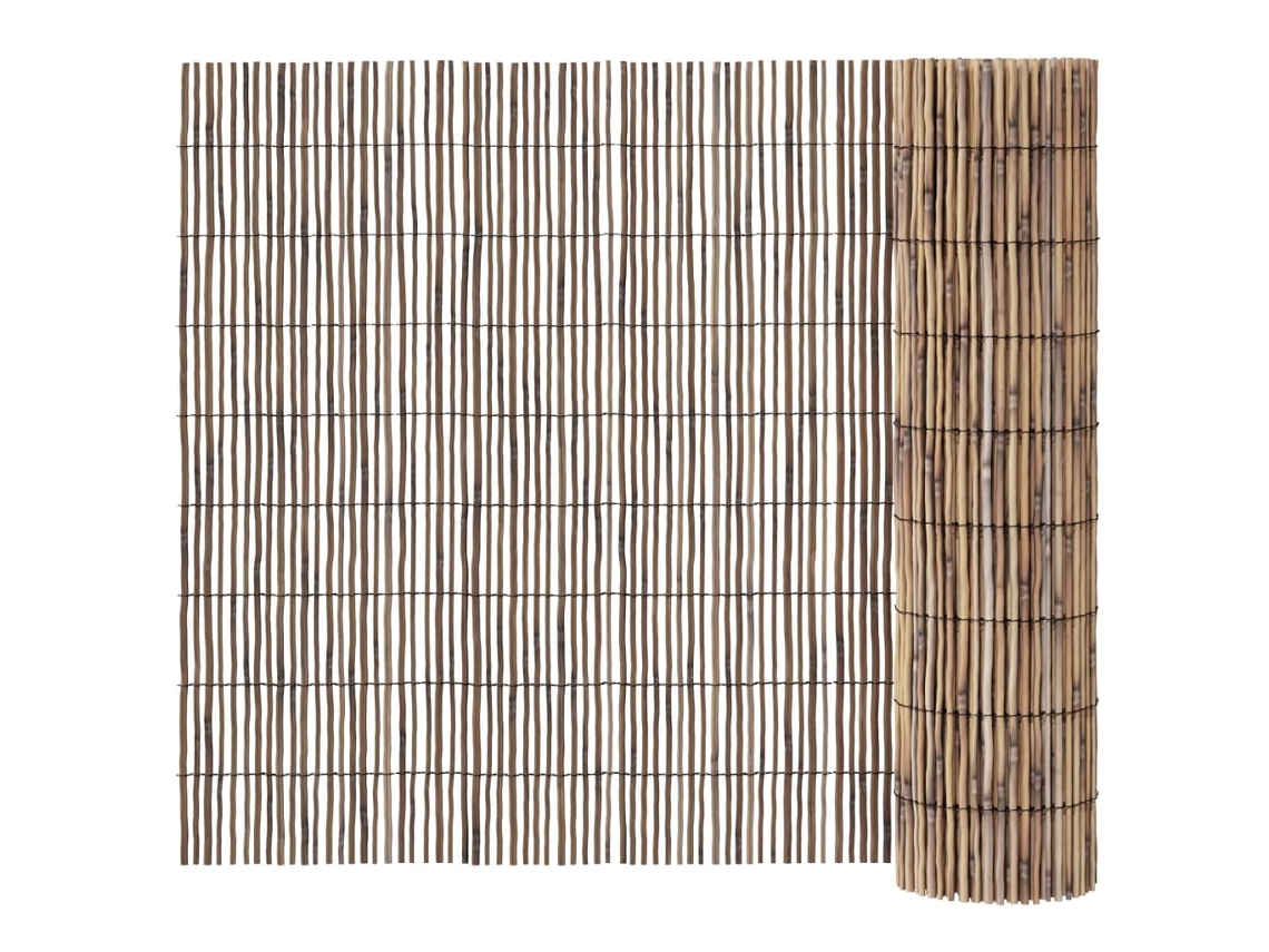 Valla De Jardín VIDAXL Marrón (500x80 cm)