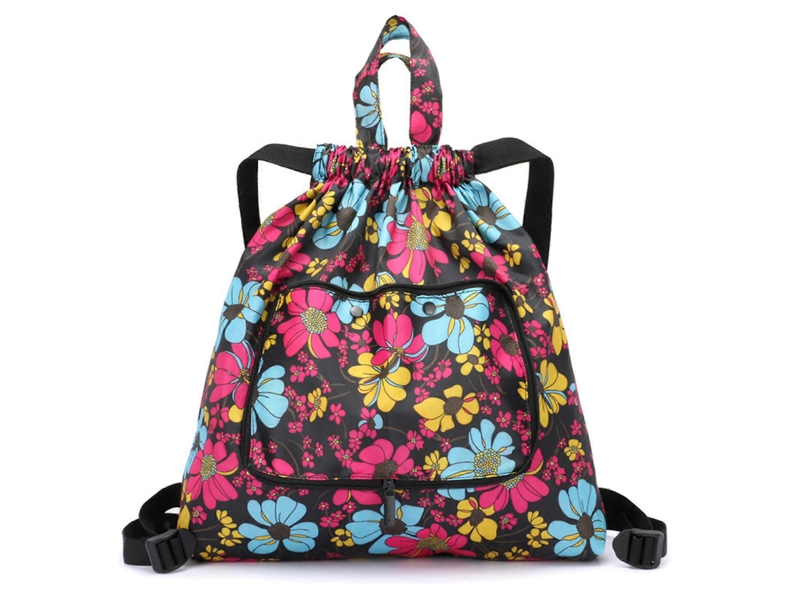 Mochila plegable de gran capacidad para compras y viajes, impermeable y con cordón ajustable. GOKOCO