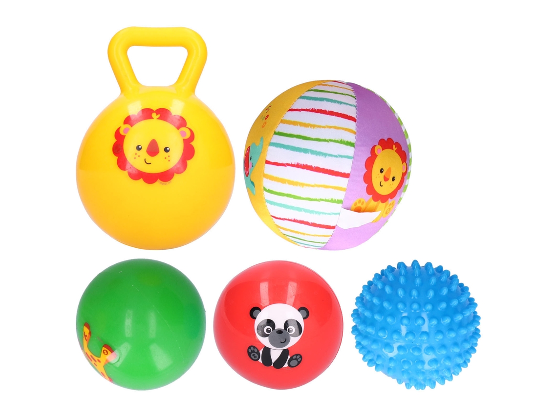 Pelota Sensorial Para Bebés, Juguete De Mano Para El Desarrollo Infantil, Pvc, 5 Piezas