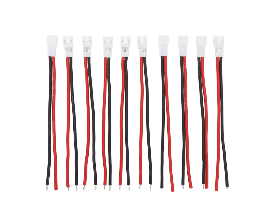 10 Cables Con Conector Hembra Ph2.0 De 85 Mm Para Conexión De Esc De Motores Rc 030, 050, 180 Y 370.