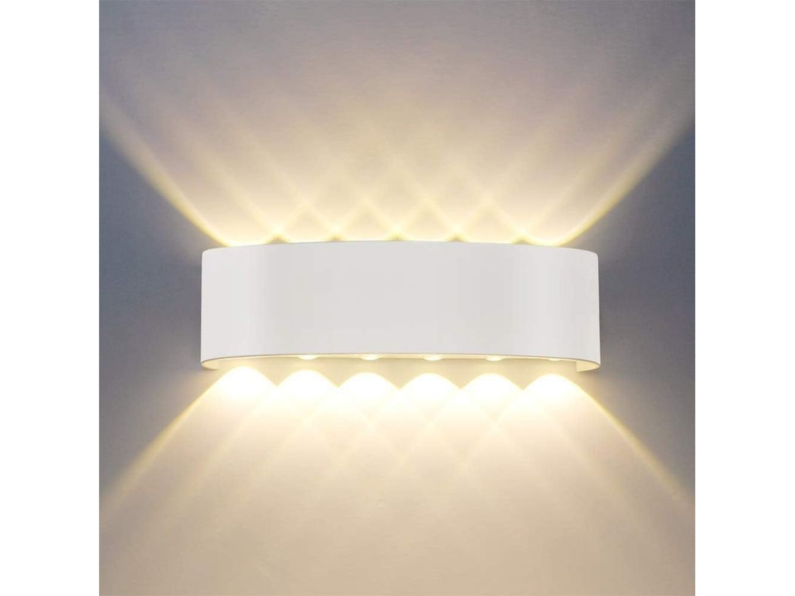 2026-lámpara De Pared Led 12w Ip65 Impermeable Aluminio Ahorro Energía Clase F Para Salón Dormitorio Pasillo