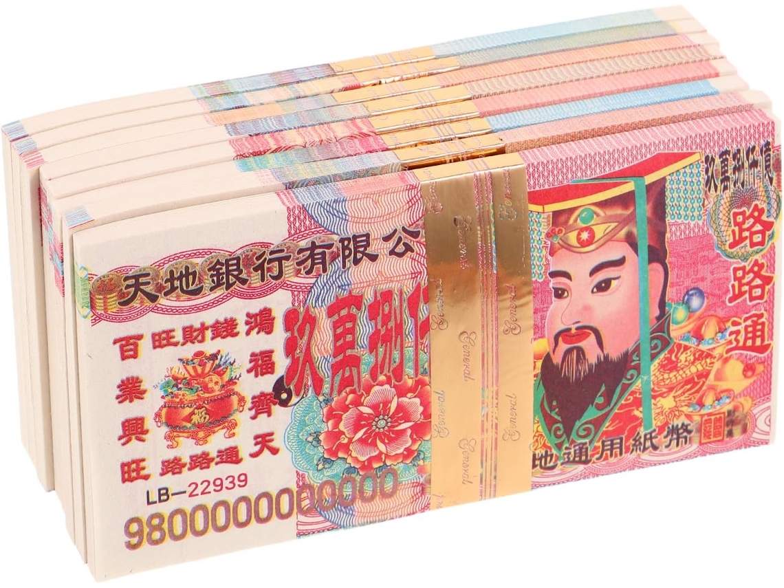 8 Piezas De Huchas Tradicionales Chinas De Papel Moneda