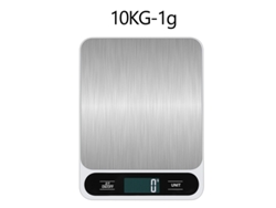 Báscula De Cocina Electrónica (plateada) De 10 Kg, Precisión De 1 Gramo