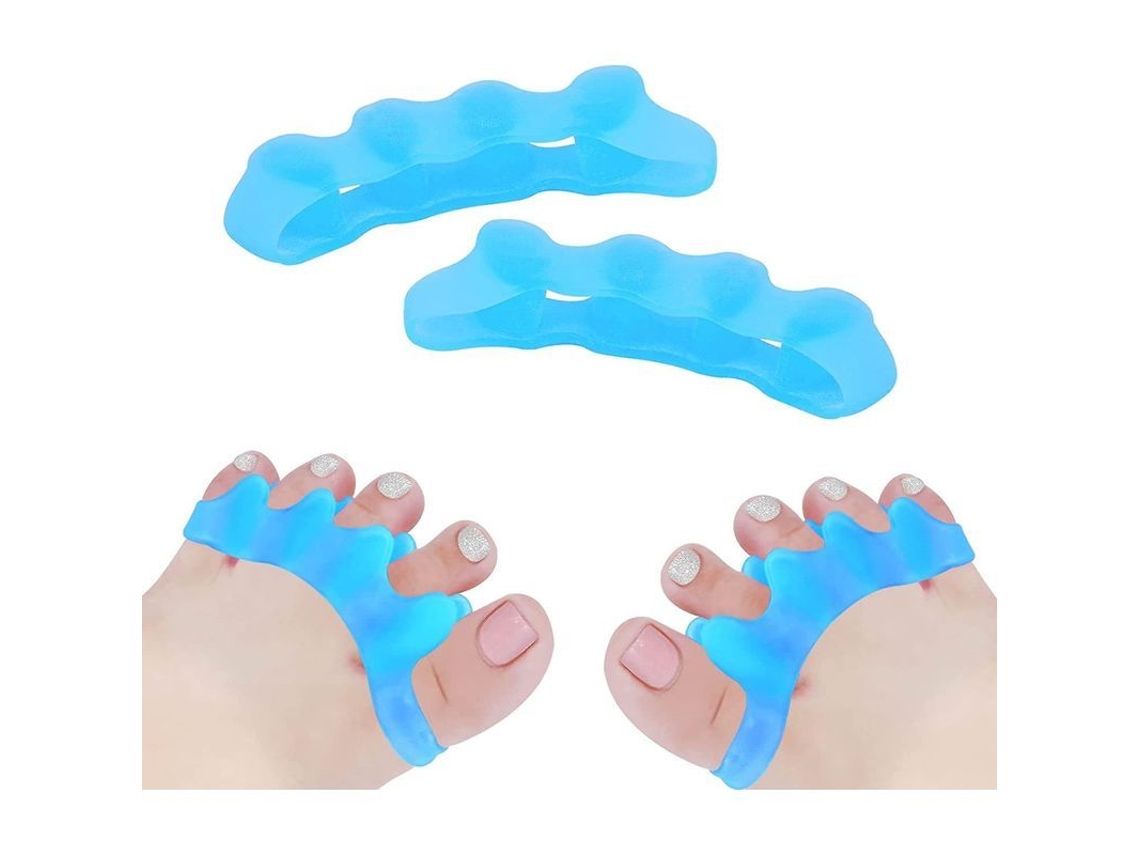 Separador de dedos de gel suave Fast Foot, corrige la superposición de dedos y el hallux valgus, separador reutilizable para zapatos CARE.