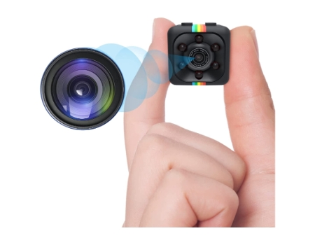 Cámara Espía Cámara Inalámbrica Cámara Niñera Pequeña Portátil HD 1080P con Cámara De Detección De Movimiento para Seguridad Interior Exterior Negr...