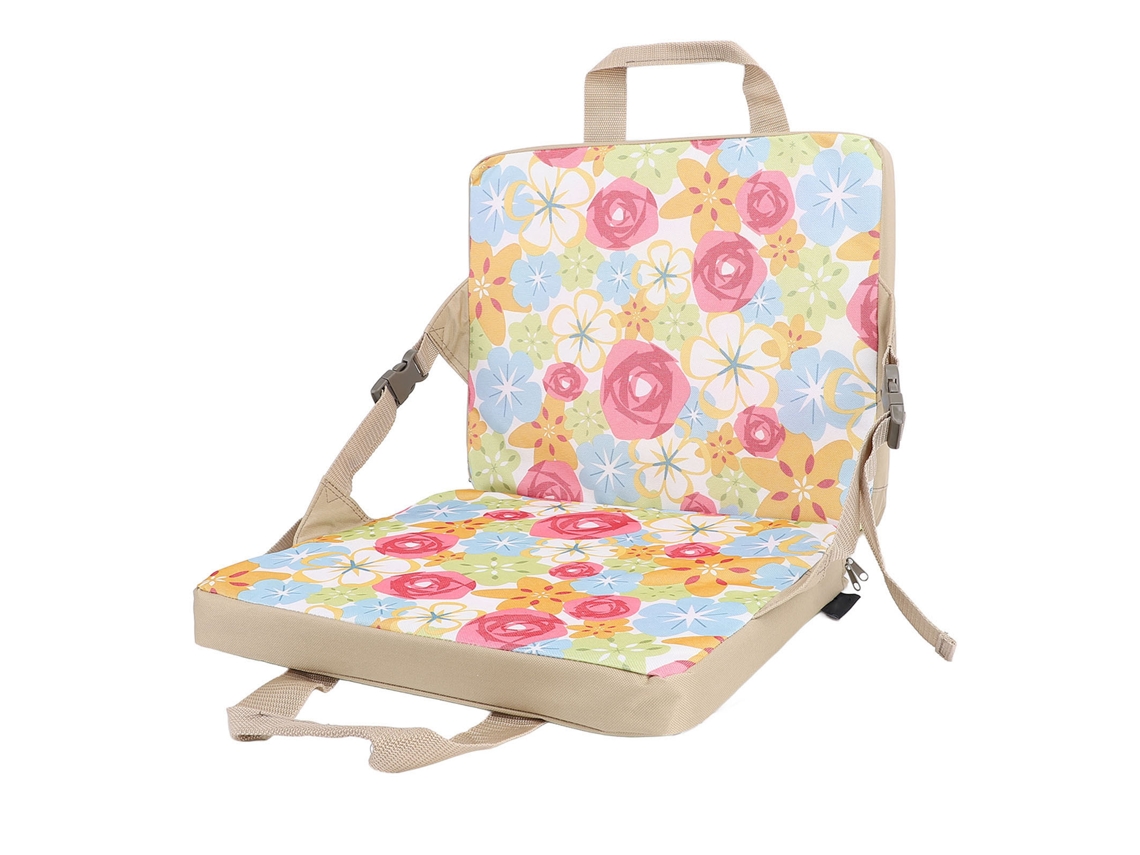 Silla de estadio infantil portátil Oxford Floral Red 600d