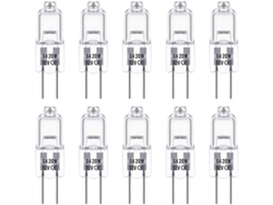 Bombilla Halógena G4 12v 20w, Transparente, Base Bipin, Paquete De 20 Unidades