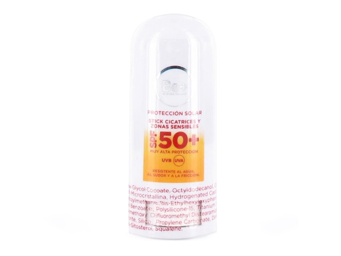 Protetor Solar BE+ SkinProtect Stick Cicatrices y Zonas Sensibles SPF50+ (8 ml)
