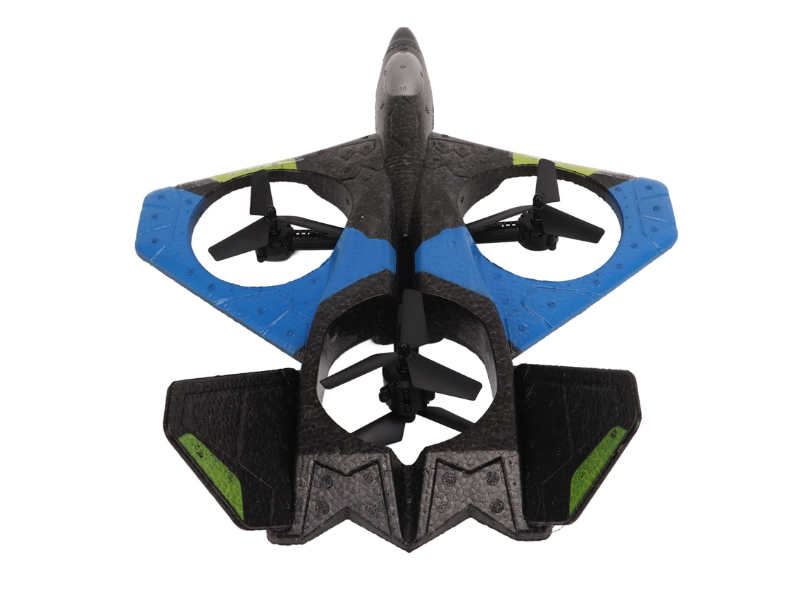 Drone Rc Avión Con Luces Y Cámara Hd Para Fotografía Aérea Juguete Regalo Niños Azul 1 Batería
