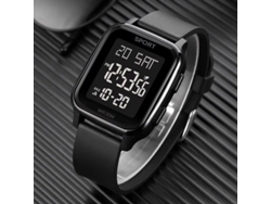 Reloj deportivo, reloj electrónico multifuncional resistente al agua, reloj de pulsera digital LED ultrafino para hombre.