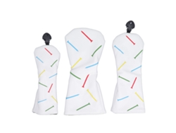 Yncm-fundas De Palos De Golf De Cuero Pu Impermeables 3pcs