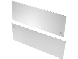 Herramienta Raspadora De Metal. El Peine Para Pasteles Tiene Un Diseño Ergonómico Para Adaptarse Cómodament...