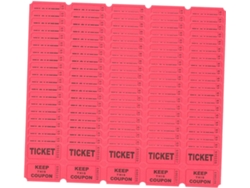 400 Boletos De Rifa Con Talón Doble Para Recaudación De Fondos Y Sorteos.