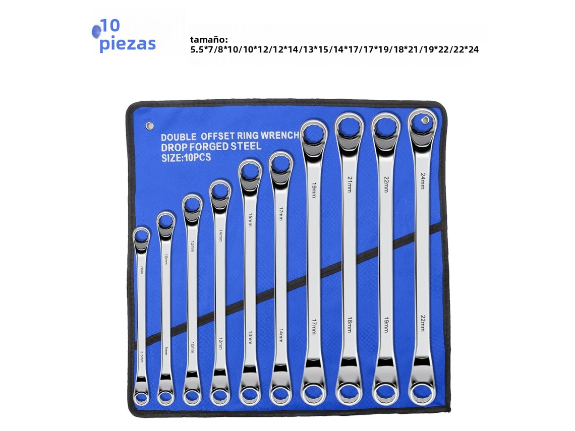 Llave de doble eje MDUG de acero cromo-vanadio