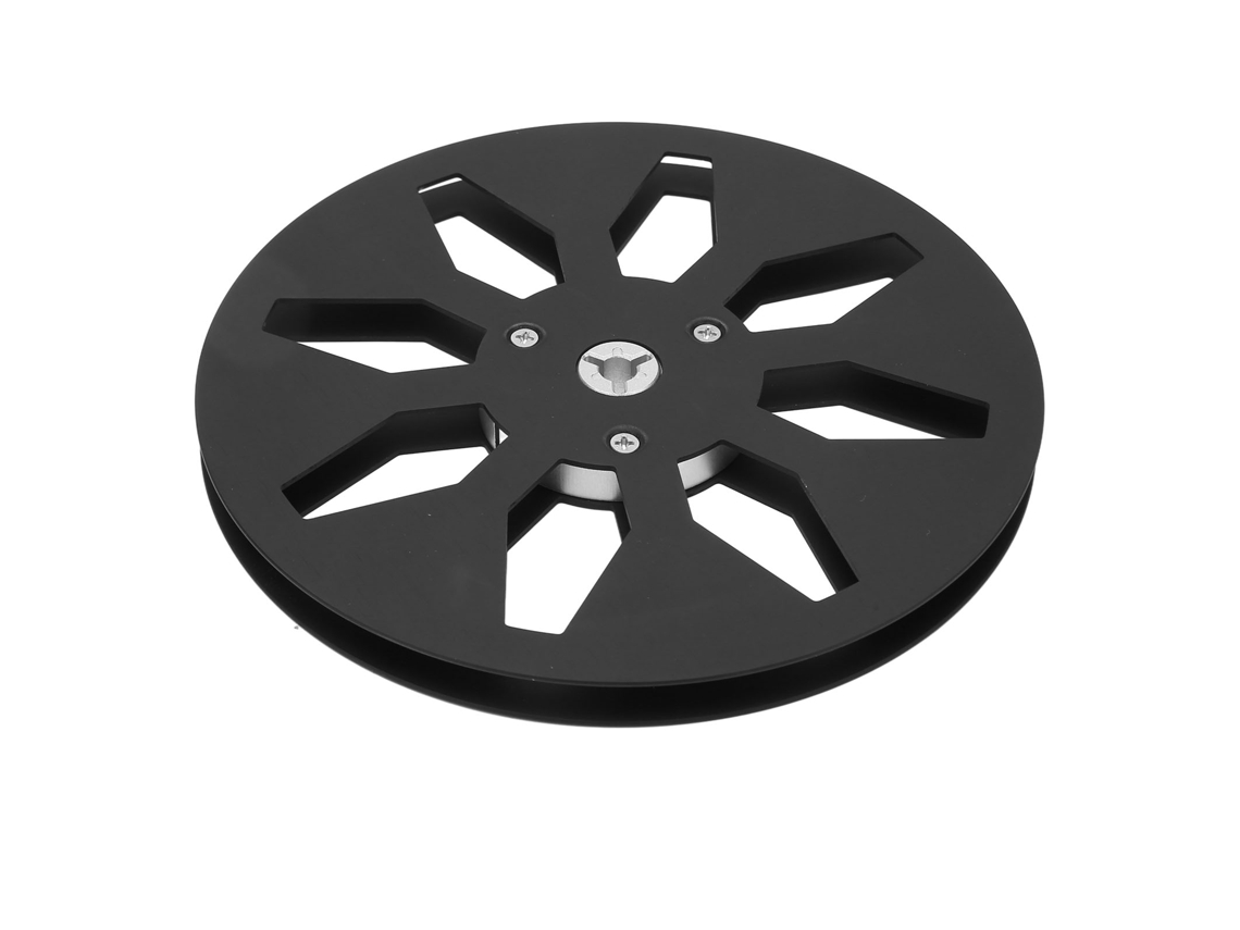 Carrete De Cinta De Audio Vacío De Aleación De Aluminio De 1/4 De Pulgada, 7 Pulgadas Y 8 Orificios