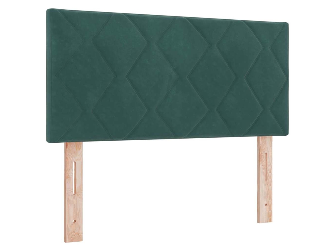 Cabecero de terciopelo verde oscuro 90 cm MAISON EXCLUSIVE