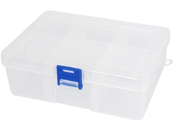 Caja de almacenamiento impermeable CHABERLU, blanca, 6 compartimentos, 160