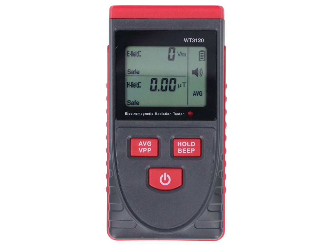 Medidor De Campo Electromagnético Con Pantalla Lcd De Alta Precisión Y Detector De Radiación.