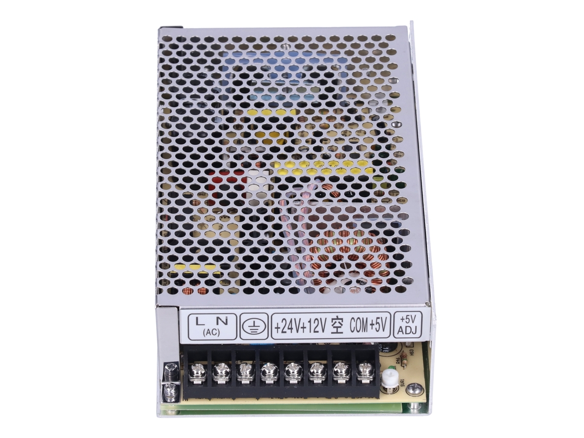 Fonte De Alimentação Switching Berm T-120d Driver Led Com 3 Saídas De Alumínio