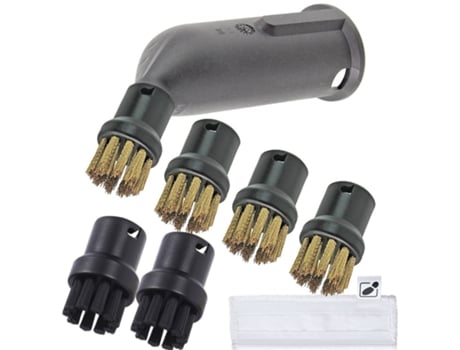 Accesorio de detalle de vaporizador, cepillos de boquilla de alambre X 4 para Limpiador de vapor Karcher, herramientas de aspiradora para limpieza ...