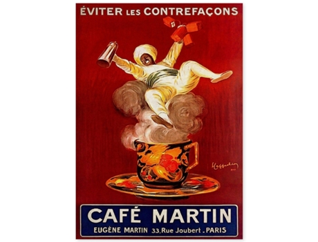Poster NACNIC Vintage de Café Martin