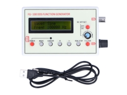 Generador De Señales Funcionales Dds Fg-100, 1 Hz-500 Khz, Onda Sinusoidal, Cuadrada, Triangular, Diente De Sierra, Cc 3,5-10 V