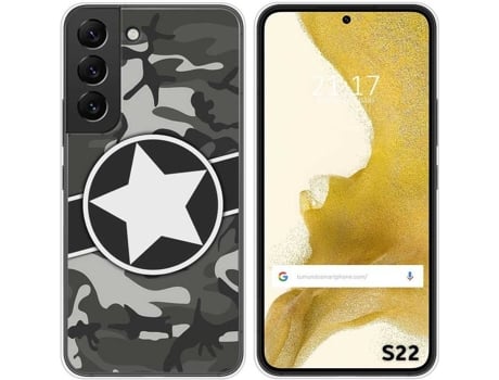 Carcasa Samsung Galaxy S22 5G TUMUNDOSMARTPHONE Dibujos Camuflaje 02 Multicolor