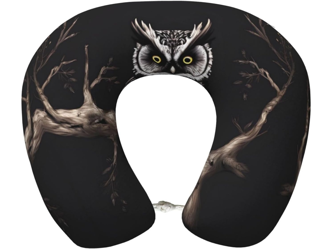 Almohada Viaje Espuma Viscoelástica Poliéster, Felpa Fácil Soporte, Ajustable Plegable: