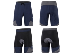 Calzoncillos De Ciclismo De Espuma 2 En 1 Para Hombre: Calzoncillos Transpirables Con Bolsillos Para Entrenamiento Y Ciclismo.