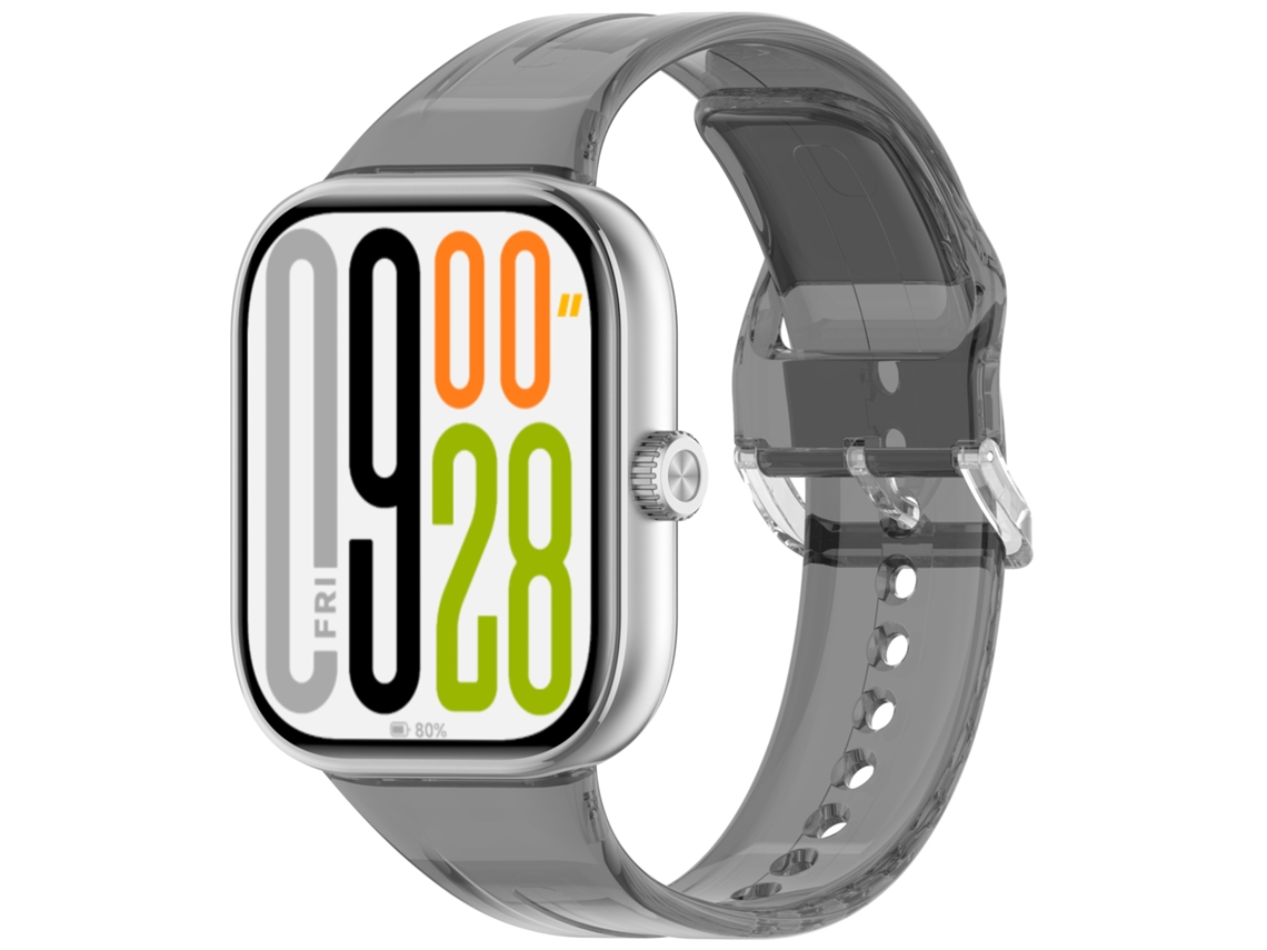 Correa De Tpu Transparente Para Redmi Watch 5 Y Xiaomi Band 9 Pro Negro