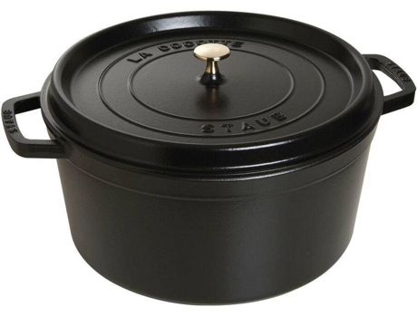 Cacerola STAUB (Negro - Hierro Fundido - 34 cm)