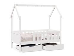 Maison Exclusive - Estructura De Cama Para Niños Con Cajones Madera Pino 70x140 Cm